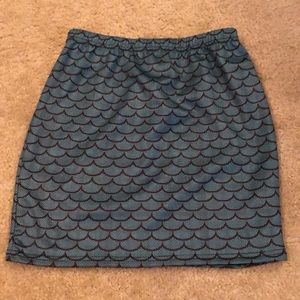 Blue mermaid skirt, NWOT